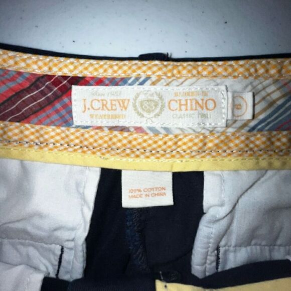 J. Crew navy chino classic twill shorts 6 - Picture 3 of 3